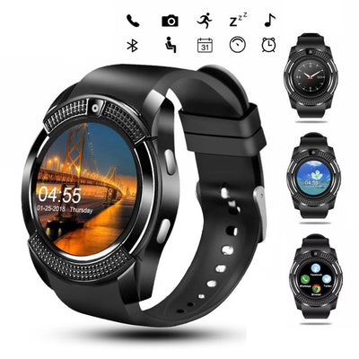 Premium Smart Watch for Android & iOS with SIM and Camera