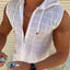 Men's Plus Size Sleeveless Zip Up Hoodie