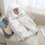 Mid-Length Hooded Puffer Jacket with Down Filling