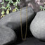14k Yellow Gold Diamond Cut Cable Link Chain - 0.8mm