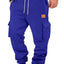 Pantalons de jogging cargo à cordon pour hommes grandes tailles