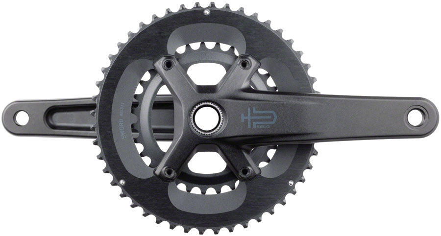 microSHIFT Sword 2x Crankset - 175mm 10-Speed 48/31t