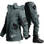 Men's Waterproof Cold-Resistant Shell Jacket and Trousers Suit