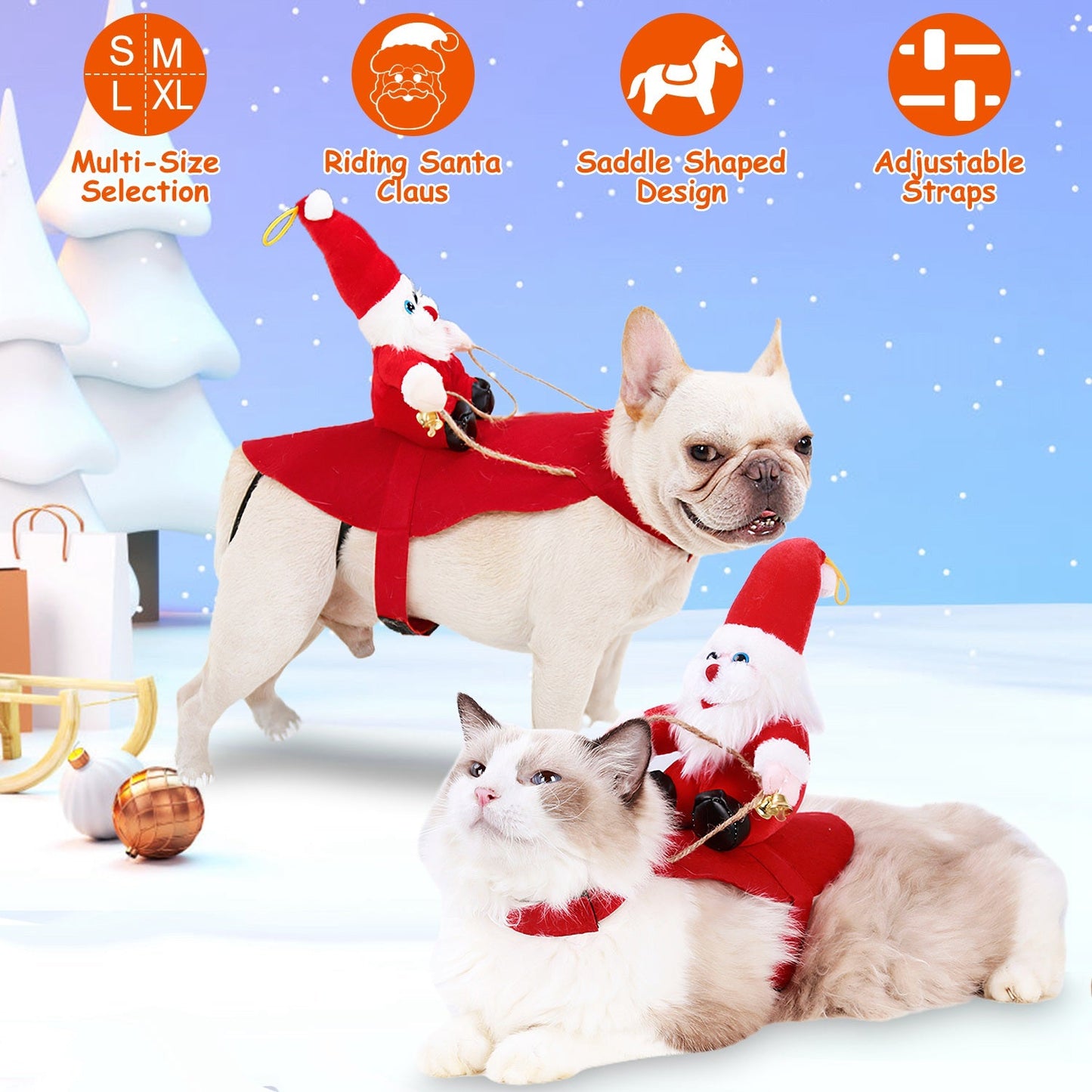 Costumes de Noël pour animaux de compagnie GBruno