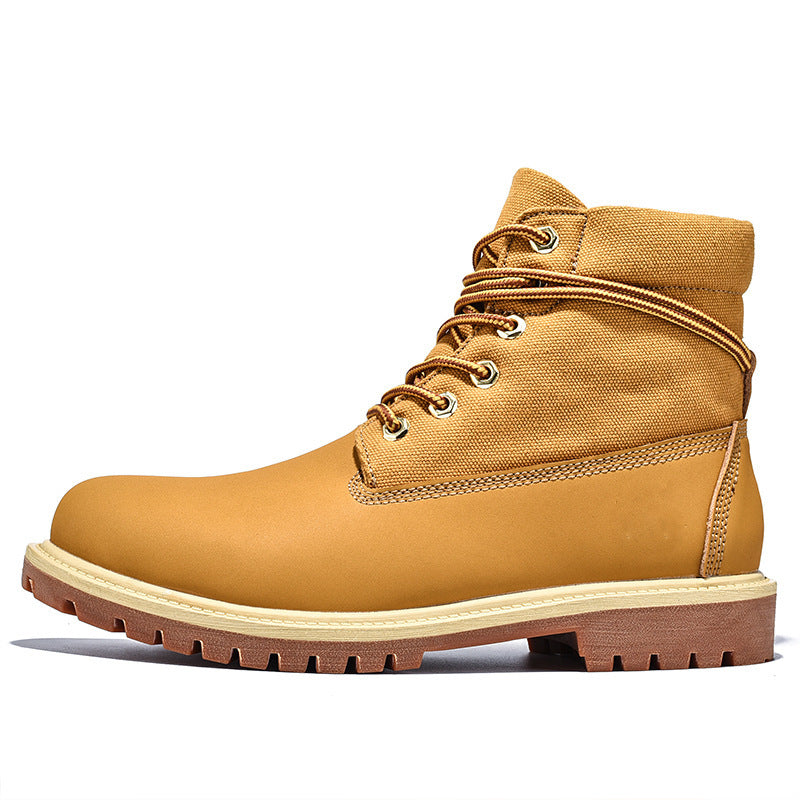 Women's High Top Work Boots for Autumn and Winter