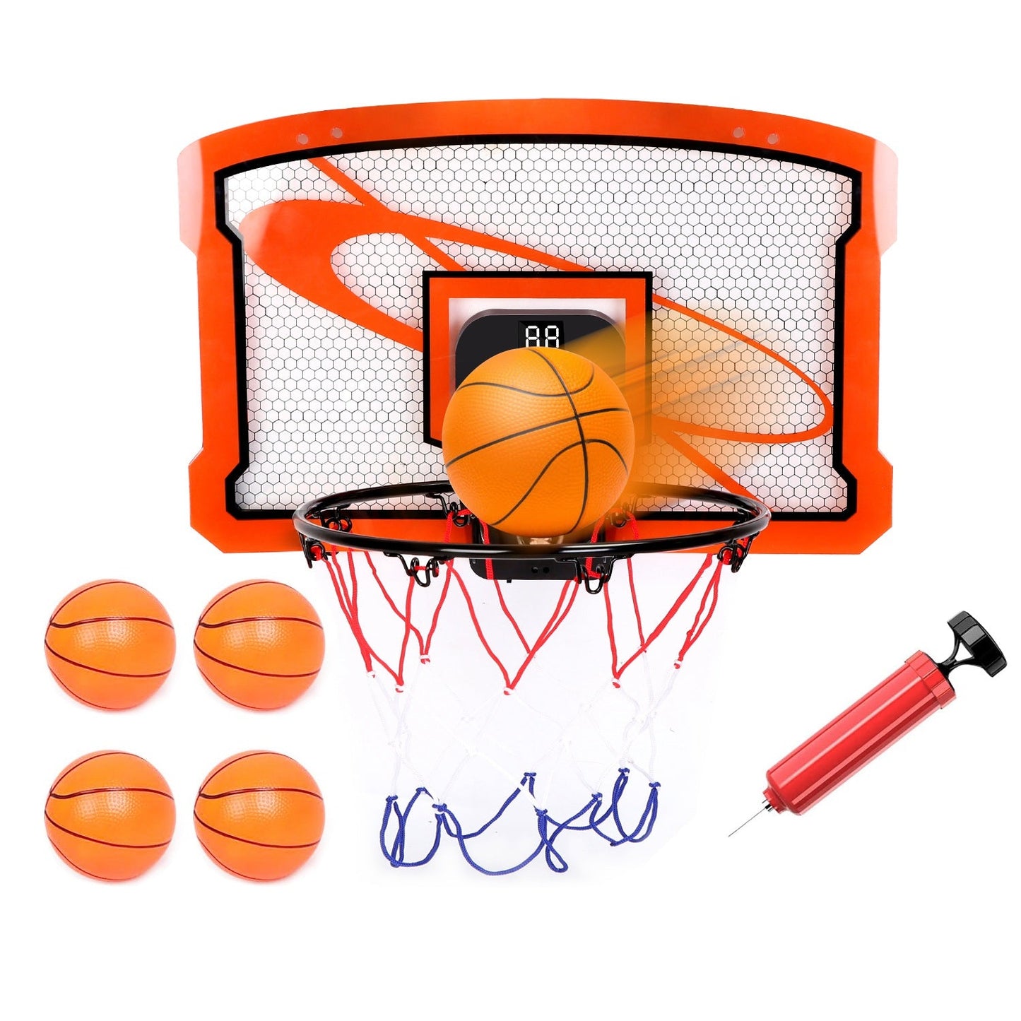 Ensemble de mini panier de basketball intérieur Gbruno avec marqueur audio