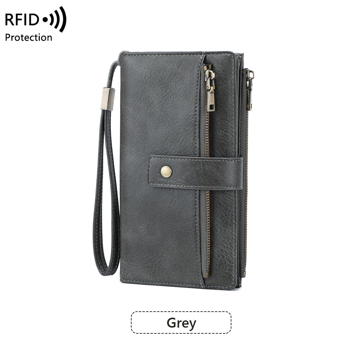 Portefeuille Trifold Multi-Cartes Anti-Magnétique pour Femmes