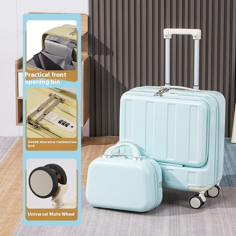 Valise à roulettes multifonctionnelle premium de 18 pouces à ouverture complète