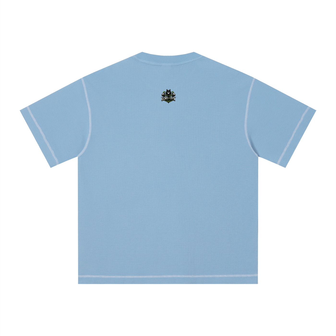 T-shirt boxy en waffle unisexe Sunfade Loki & Ivy