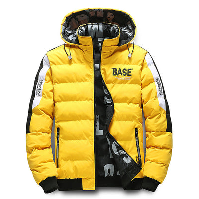 Men's Winter Thickened Cotton-Padded Puffer Jacket