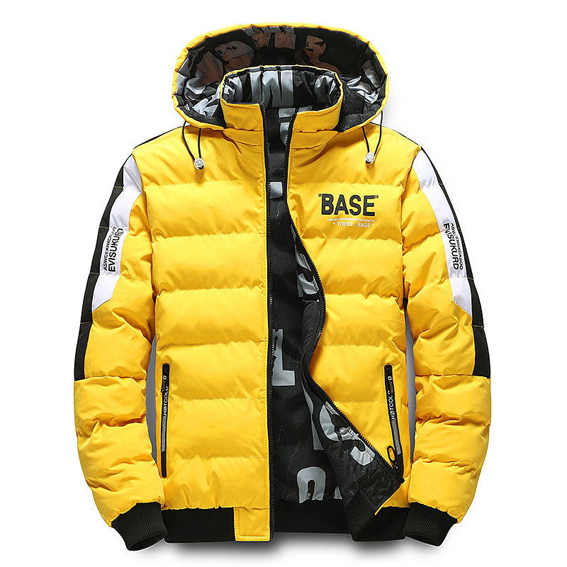 Men's Winter Thickened Cotton-Padded Puffer Jacket