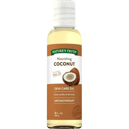 Nature's Truth Unscented Coconut Liquid Oil, 4 Fl Oz