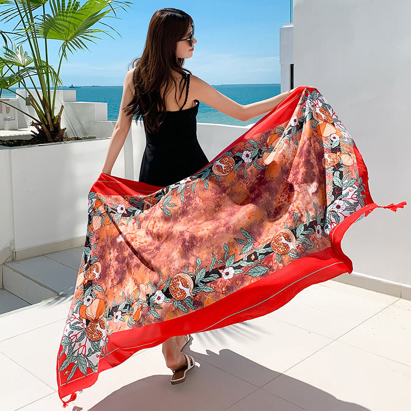 Châle polyvalent anti-UV pour la plage et les voyages