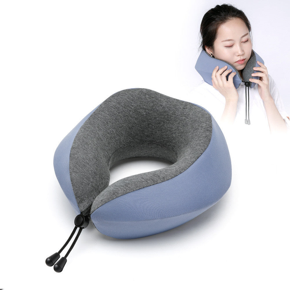 Memory Foam Travel Neck Pillow for Comfort on the Go