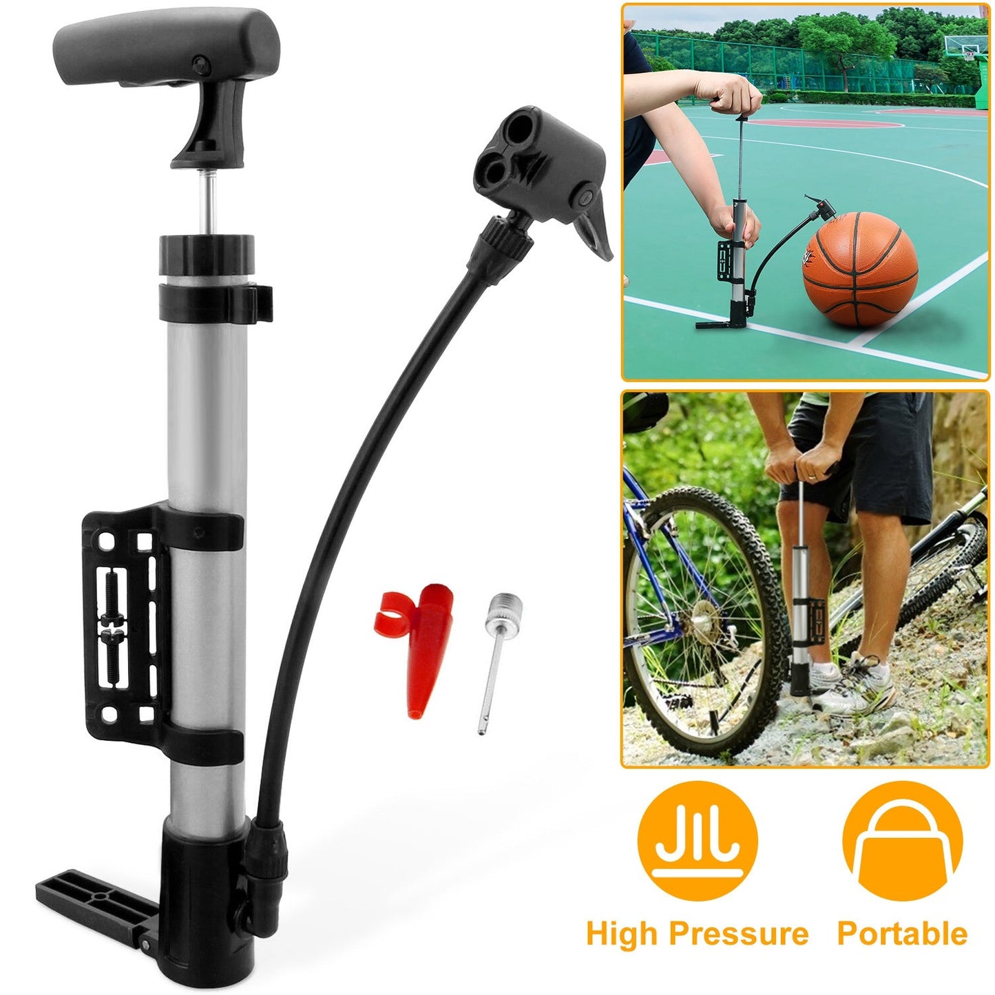 GBruno Compresseur Portable pour Pneus de Vélo