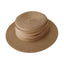 Flat Straw Hat - French Woven Top for Beach Vacations