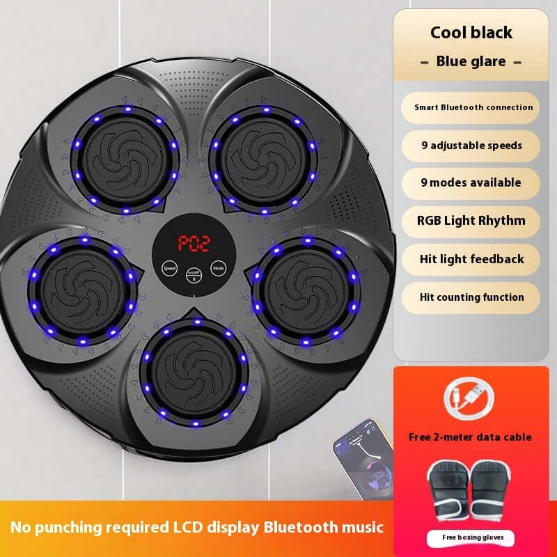 Intelligent Music-Driven Boxing Training Wall Target for Home Fitness - Korvel