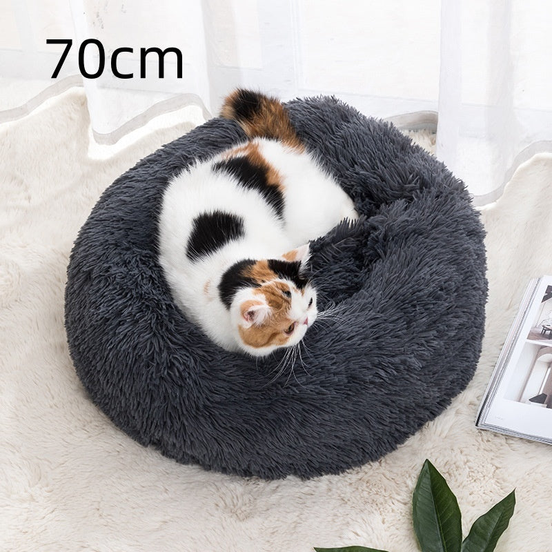 Cozy Winter Warm Pet Bed for Cats