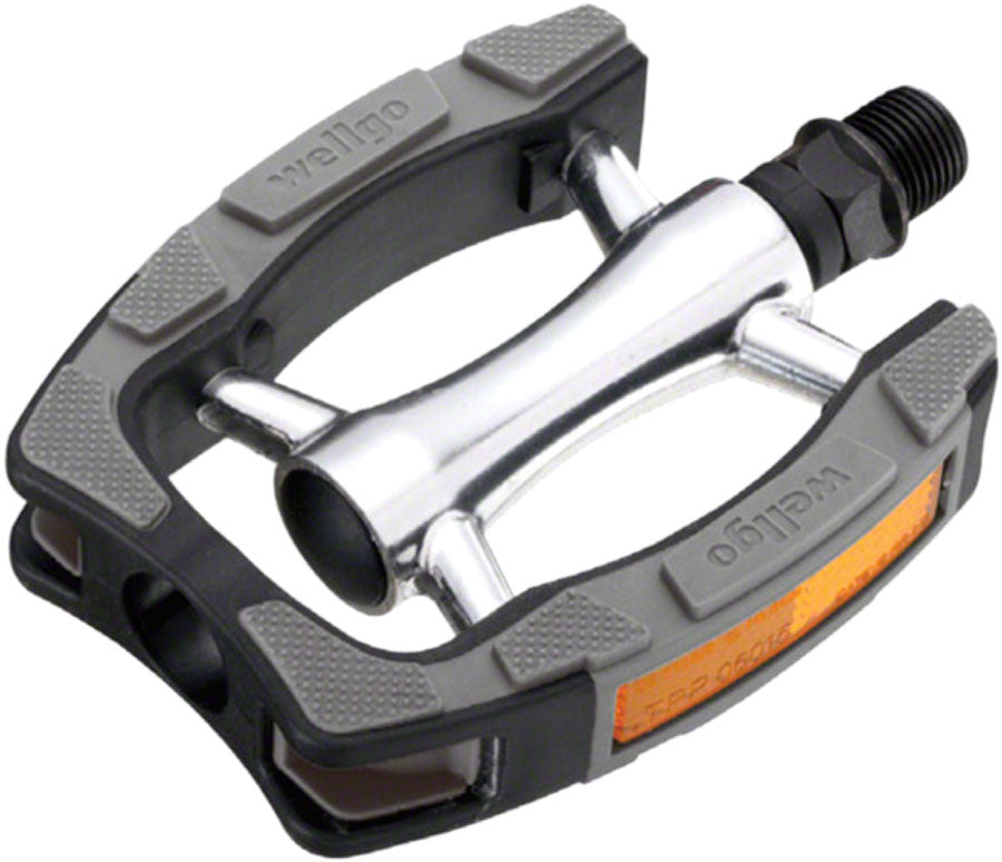 Pedales Urbanos Wellgo C098 - Plataforma de Aluminio 9/16" Negro