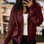 Waffle Zip Up Hooded Jacket with Pockets