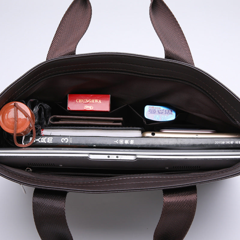 Men's Premium Business Travel Shoulder Briefcase