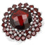 9.90 Carat Genuine Garnet .925 Sterling Silver Engagement Ring
