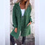 Lapel Single Breasted Cardigan with Pockets