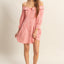 Vestido Mini Elegante con Tirantes Espagueti y Bolsillos