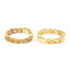 Boucles d'oreilles créoles en argent sterling .925 avec citrine véritable de 3,20 carats