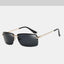 Premium Rimless Polarized Sunglasses for Men - Stylish Gold Shades - Korvel
