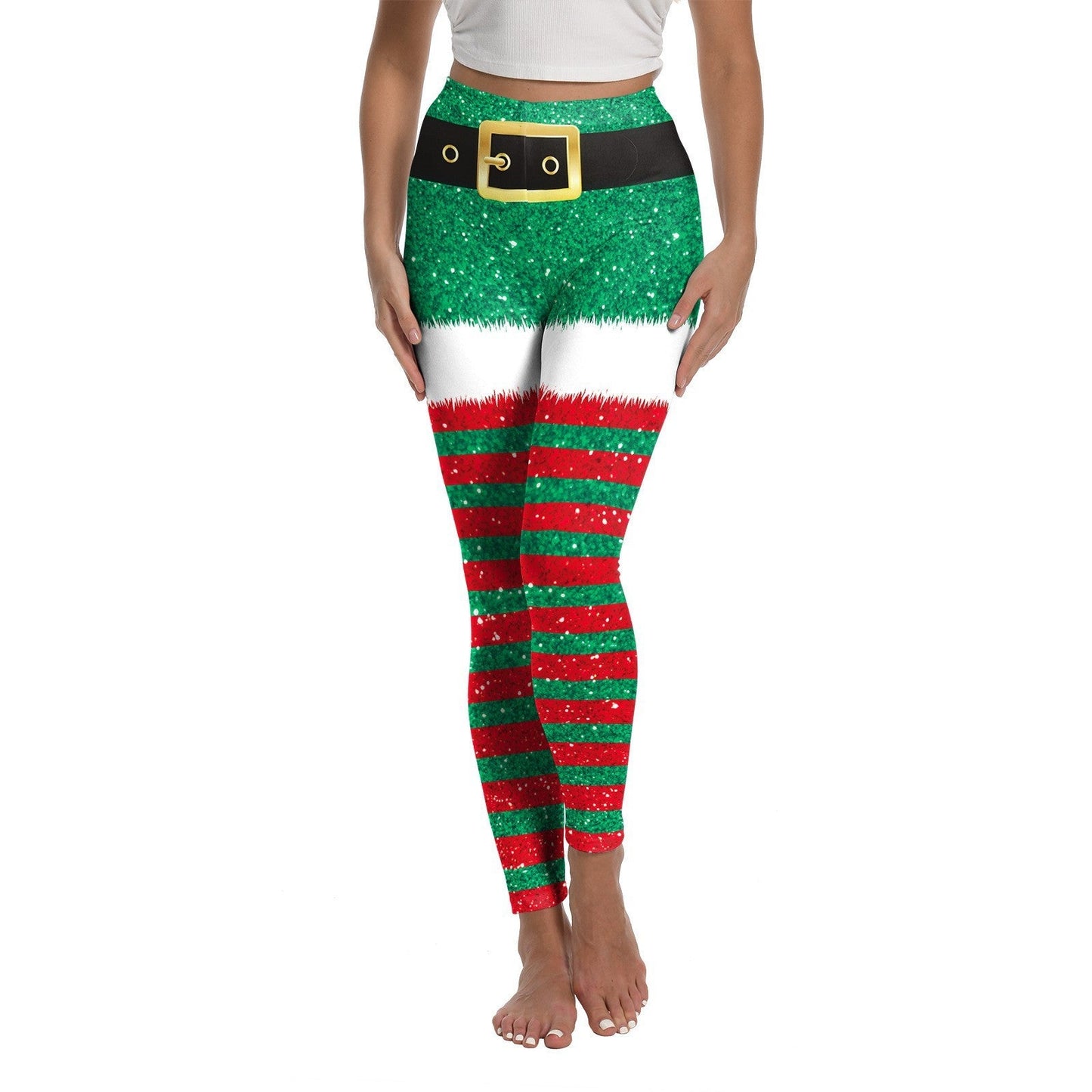 Festive Women's Gym Pants for Active Comfort