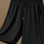 Men's Plus Size Drawstring Pocketed Shorts