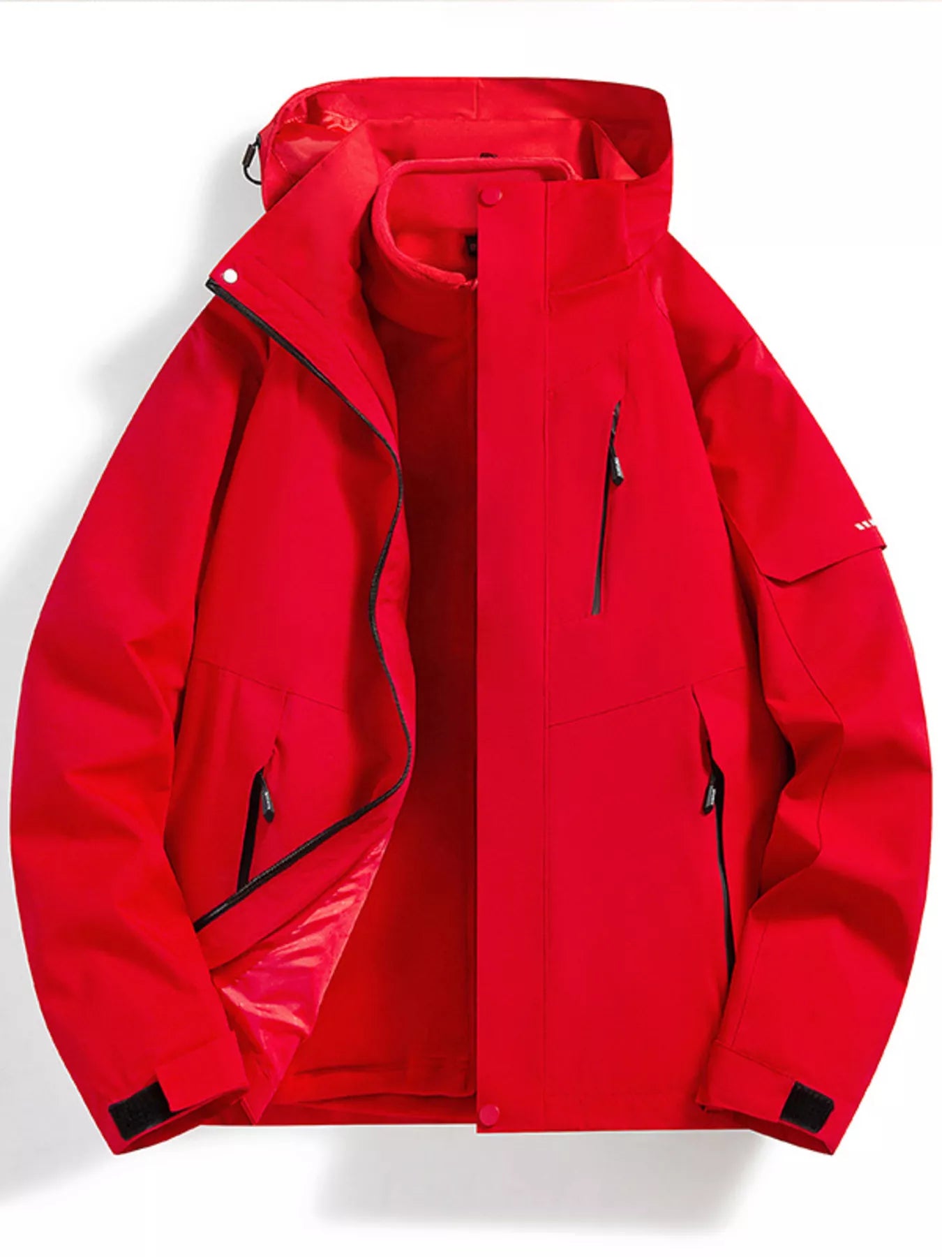 AquaGuard Men's All-Weather Zip Hoodie - Plus Sizes