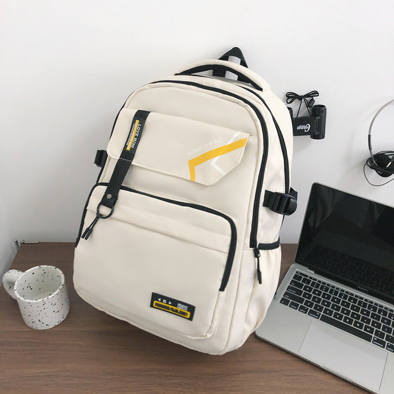Mochila de Viaje para Hombre en Color Retro con Contraste
