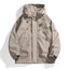 Loose Cargo Waterproof Jacket Coat with Hood