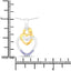 0.14 Carat Genuine Tanzanite Sterling Silver Pendant