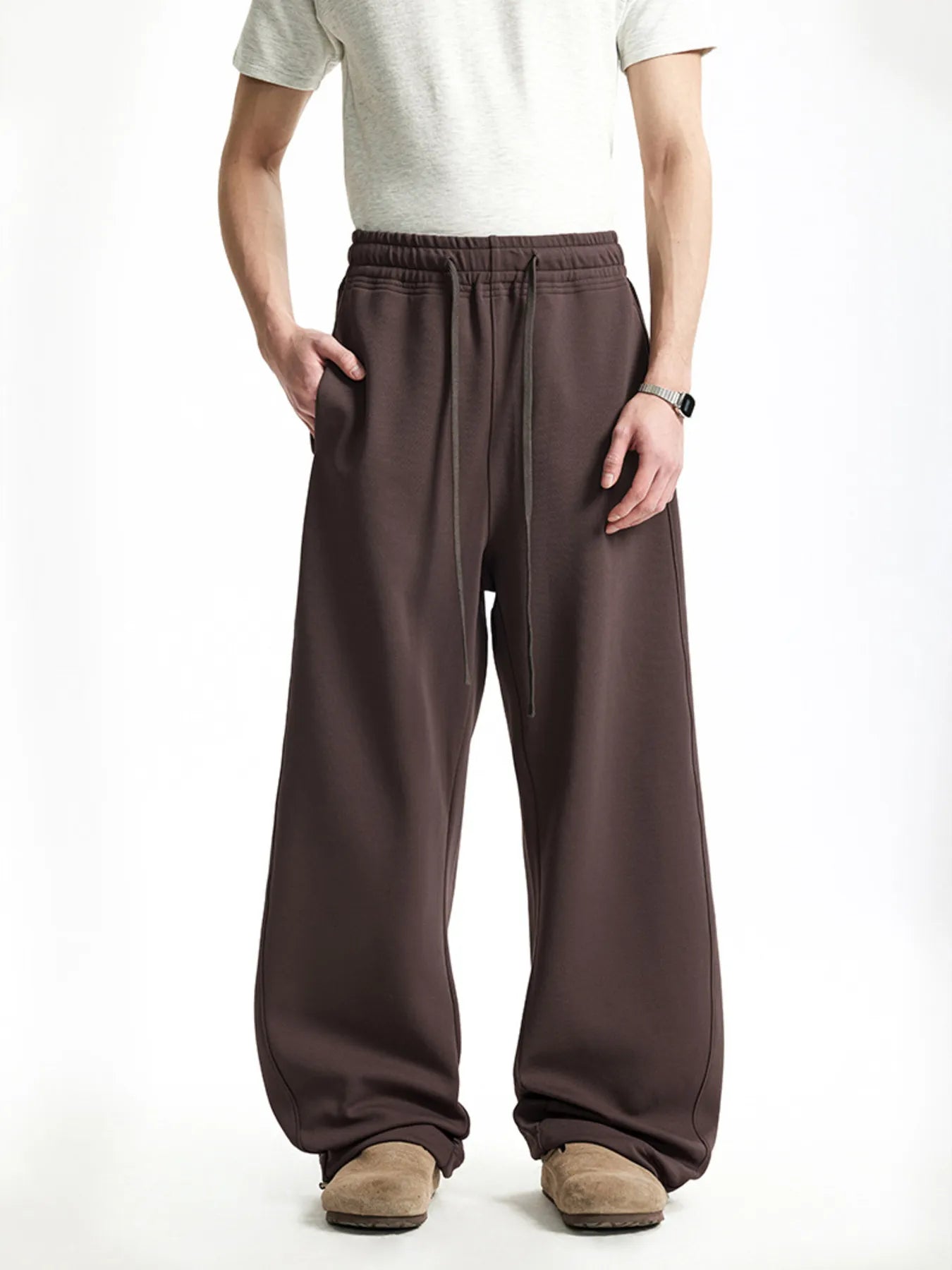 Pantalons de survêtement à taille décontractée pour hommes