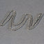14k White Gold Diamond Cut Cable Link Chain - 2.90 mm