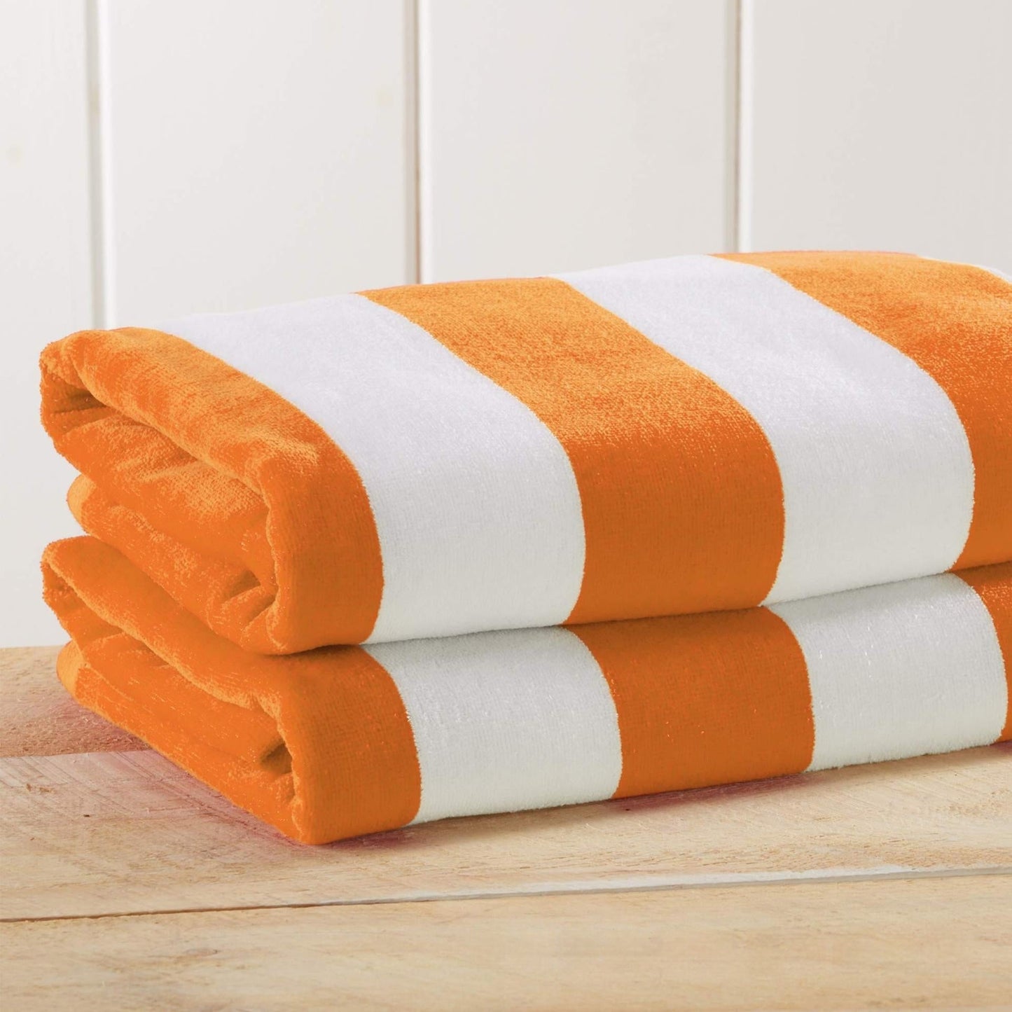 Quick-Drying Striped Cotton Beach Towel