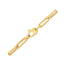 Bracelet en papier clip léger en or jaune 10K (4,20 mm)