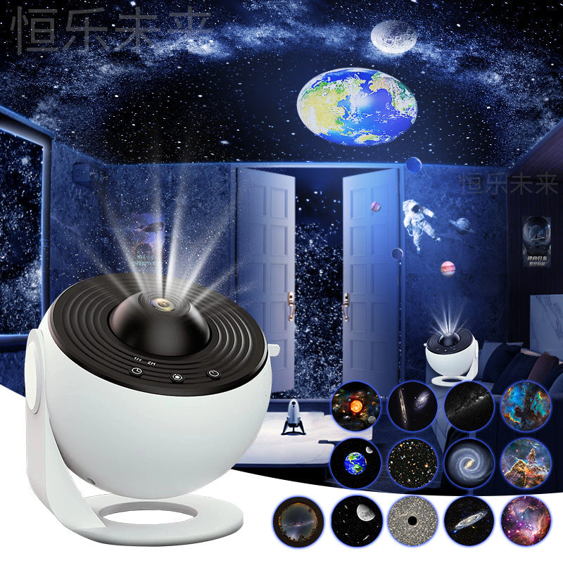Galaxy Projector Night Light for Kids - 360° Rotating Starry Sky