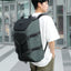 Large-Capacity Leather-Coated Duffel Bag for Outdoor Travel