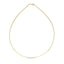 14k Yellow Gold Round Omega Chain Necklace