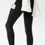 Pantalons de sport longs taille haute slim fit grande taille avec poches