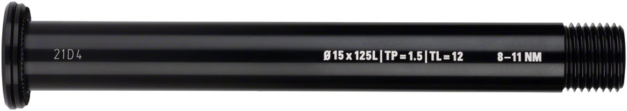 WHISKY No.9 Thru Bolt - 15mm x 125mm - Noir Premium