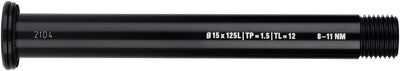 WHISKY No.9 Thru Bolt - 15mm x 125mm - Premium Black