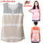 Top sin mangas de tie-dye de talla grande para mujeres