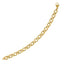 14k Yellow Gold Curb Chain Bracelet with Diamond Cuts