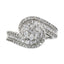 Genuine 1.00ct Diamond Ring in 14KT White Gold