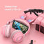 Casque sans fil Rabbit Ear avec design lumineux